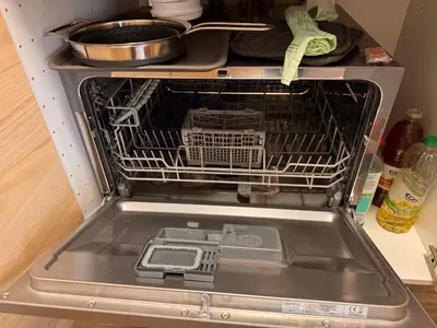 Cuisine ou kitchenette dans l'établissement Le Chardonnay