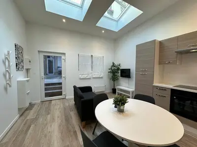 Cuisine ou kitchenette dans l'établissement Libergier- Maisonnette cathédrale