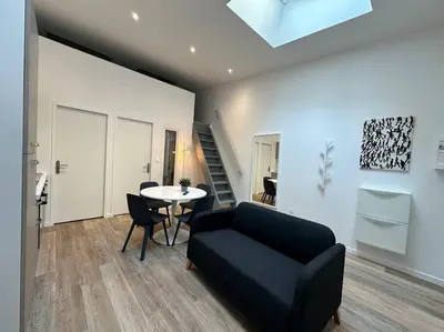 Coin salon dans l'établissement Libergier- Maisonnette cathédrale