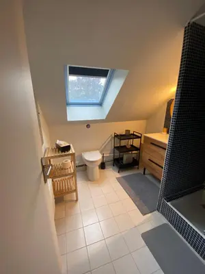 Salle de bains dans l'établissement Studio Champ Lez