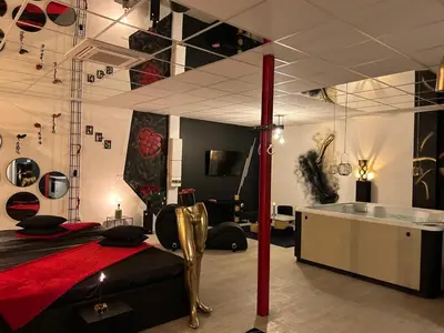 Un ou plusieurs lits dans un hébergement de l'établissement L'escapade sensuelle - la love room d'Epernay