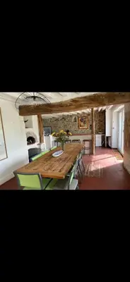 Cuisine ou kitchenette dans l'établissement L'havre de paix