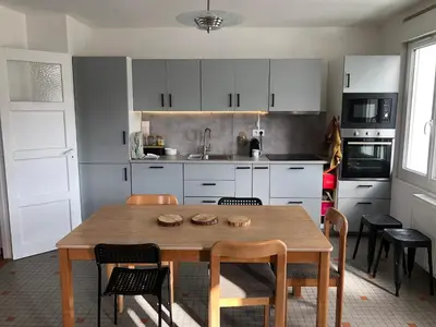 Cuisine ou kitchenette dans l'établissement 10 Courchamp