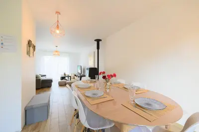 Coin salon dans l'établissement Maison plain pied