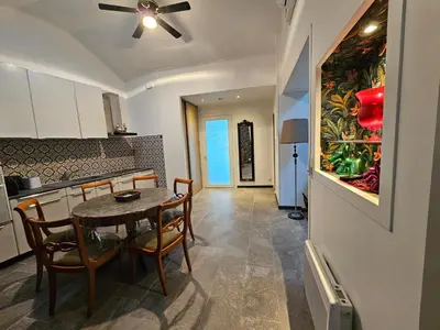Cuisine ou kitchenette dans l'établissement Disney 1