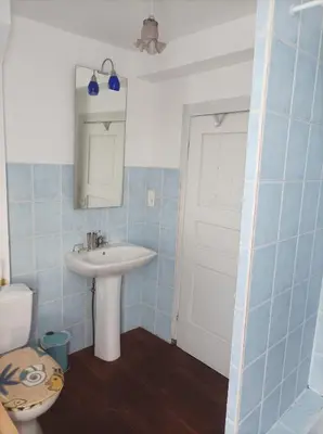 Salle de bains dans l'établissement Château d'Hugémont- aile du Parc