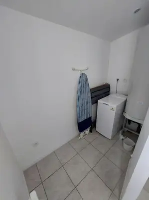 Salle de bains dans l'établissement Appartement en centre de village