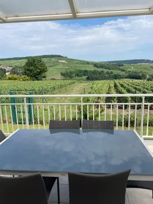 Balcon ou terrasse dans l'établissement Les pieds dans la vallée