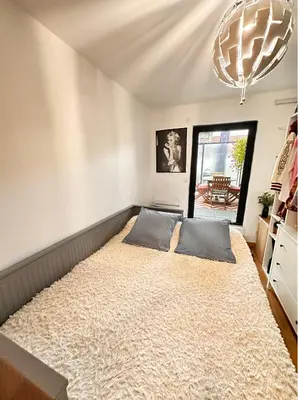 Un ou plusieurs lits dans un hébergement de l'établissement Le Cocon - Parking - Terrasse - 2 Chambres