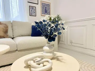 Coin salon dans l'établissement L'écrin Bohème de Compiègne