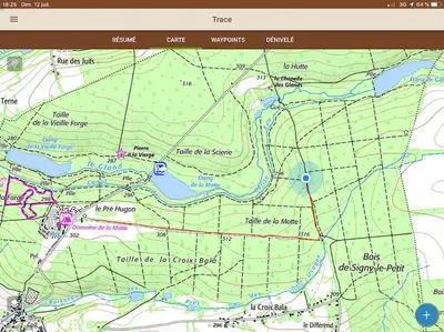 Plan de l'établissement Gîte nature - 4 personnes à Signy-le-Petit