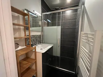 Salle de bains dans l'établissement La Cathédrale