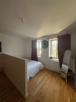 Un ou plusieurs lits dans un hébergement de l'établissement Le 71 - Love Room Cozy - Disney 20min