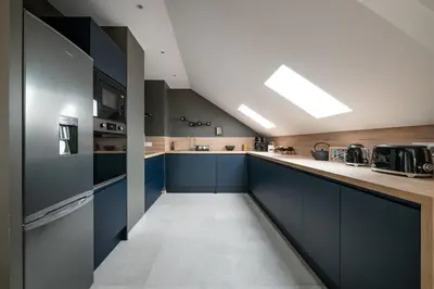 Cuisine ou kitchenette dans l'établissement Elégance Contemporaine