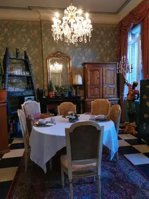 Coin salon dans l'établissement La maison du bonheur