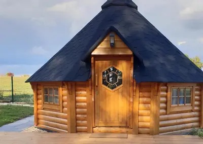 Bâtiment de la tente de luxe