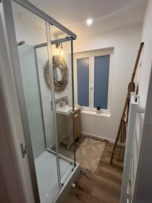 Salle de bains dans l'établissement Appartement Cozy