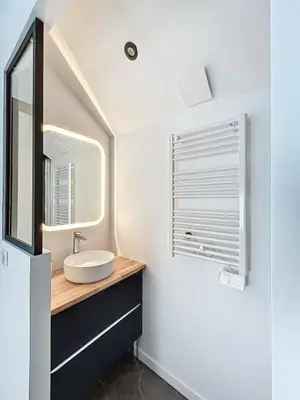 Salle de bains dans l'établissement Petit Loft centre-ville
