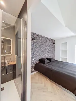 Un ou plusieurs lits dans un hébergement de l'établissement Petit Loft centre-ville