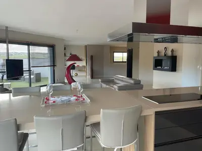Cuisine ou kitchenette dans l'établissement Loft avec Vue