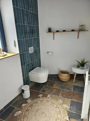 Salle de bains dans l'établissement Joli cocon familial
