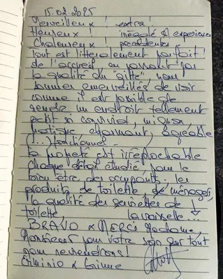 Plan de l'établissement Ecolodge 