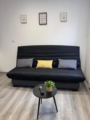 Coin salon dans l'établissement Agréable T2- Centre ville