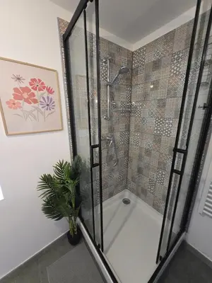 Salle de bains dans l'établissement Cosy Studio Confort