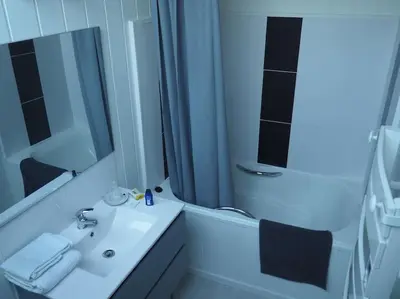 Salle de bains dans l'établissement La Crémaillère