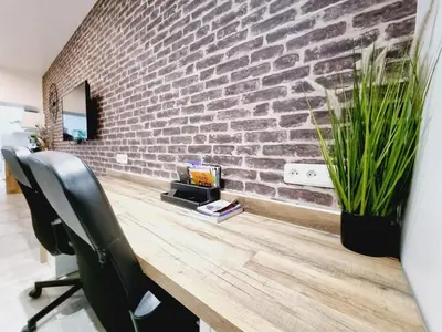 Télévision ou salle de divertissement dans l'établissement Saun arene grand T2 proche gare avec sauna