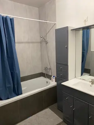 Salle de bains dans l'établissement Gîte Travailleurs de La Somme