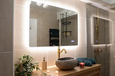 Salle de bains dans l'établissement La Suite Nayara