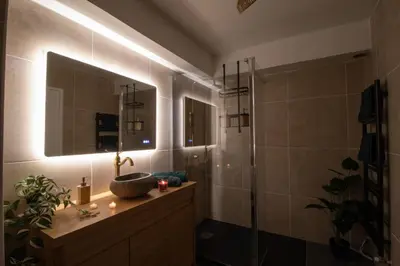 Salle de bains dans l'établissement La Suite Nayara