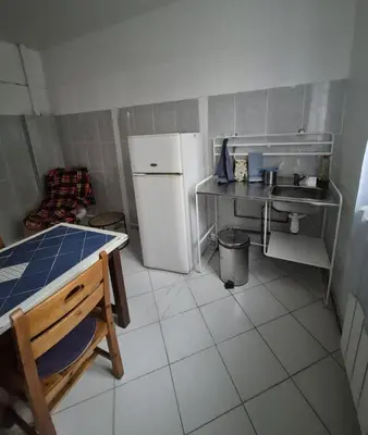 Cuisine ou kitchenette dans l'établissement Siloë