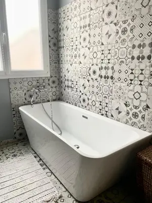Salle de bains dans l'établissement Le Lodge Champenois