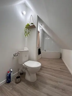 Salle de bains dans l'établissement Cozy studio 5