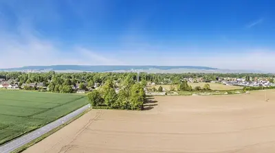 Paysage naturel près de la maison de vacances