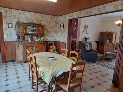 Coin salon dans l'établissement Ferme clastres