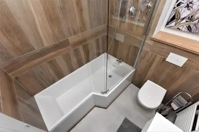 Salle de bains dans l'établissement Le Ray's Inn
