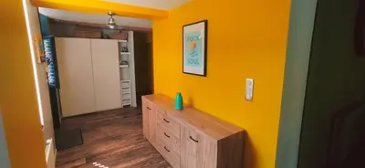 Cuisine ou kitchenette dans l'établissement Chambre Privée chez Guillaume