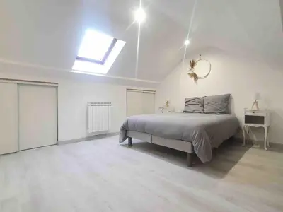 Un ou plusieurs lits dans un hébergement de l'établissement Le Petite Maison