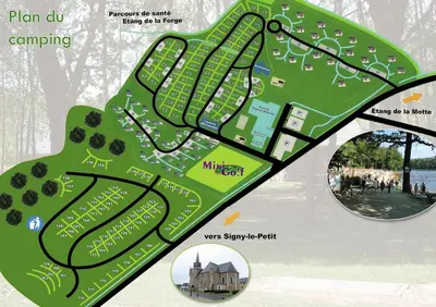 Plan de l'établissement Cottage entier 4 ou 6 personnes gîte 19
