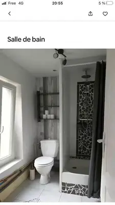 Salle de bains dans l'établissement Studio Indépendant 5 min gare