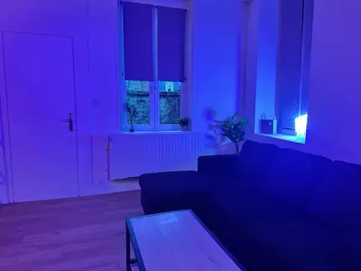 Coin salon dans l'établissement T2 bords de Meuse