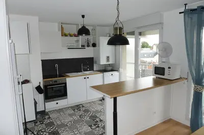Cuisine ou kitchenette dans l'établissement Appartement Venise 2 chambres
