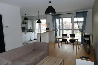 Cuisine ou kitchenette dans l'établissement Appartement Venise 2 chambres