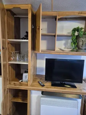 Cuisine ou kitchenette dans l'établissement Mobil-Home N 17