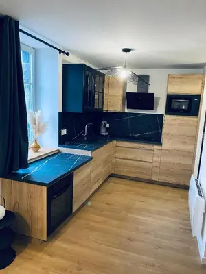 Cuisine ou kitchenette dans l'établissement Le Pattulacci