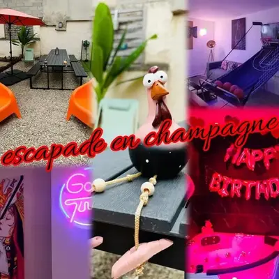 Le CoEuR du ViGnObLe Capacité 16 personnes max Venez partager un moment agréable en famille amis couples jeux Pétanque jacuzzi