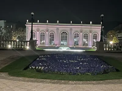 Jardin de l'établissement Chez Chacha Rod au cœur de la champagne